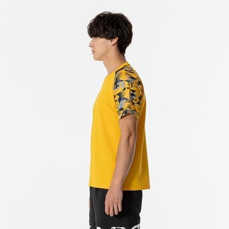 Áo Phông Mizuno Chính Hãng - Mizuno N-XT short-sleeved T-shirt - Màu Vàng | JapanSport 32JAB210-47