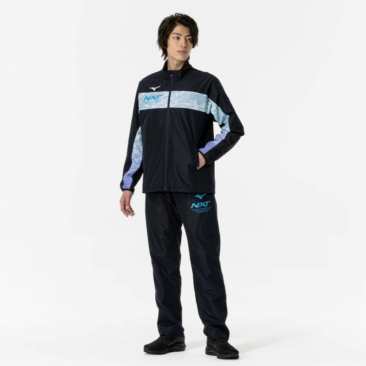 Áo Khoác Mizuno Chính Hãng - N-XT Breath Thermo - Màu Xanh | JapanSport 32JEA740-11