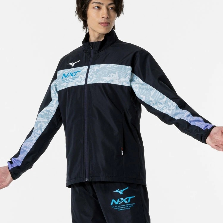 Áo Khoác Mizuno Chính Hãng - N-XT Breath Thermo - Màu Xanh | JapanSport 32JEA740-11