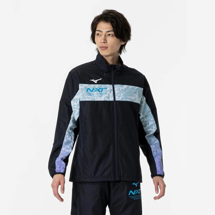 Áo Khoác Mizuno Chính Hãng - N-XT Breath Thermo - Màu Xanh | JapanSport 32JEA740-11