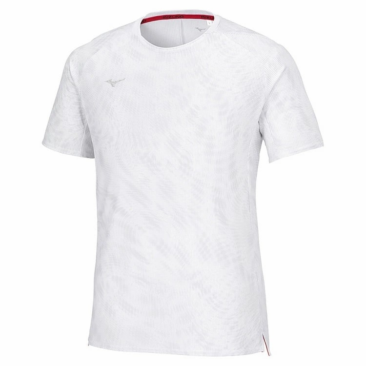 Áo Phông Mizuno Chính Hãng - Dry Aeroflow - Màu Trắng | JapanSport 32MAB020-01