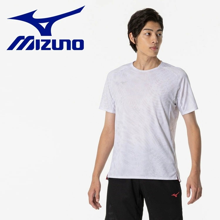Áo Phông Mizuno Chính Hãng - Dry Aeroflow - Màu Trắng | JapanSport 32MAB020-01