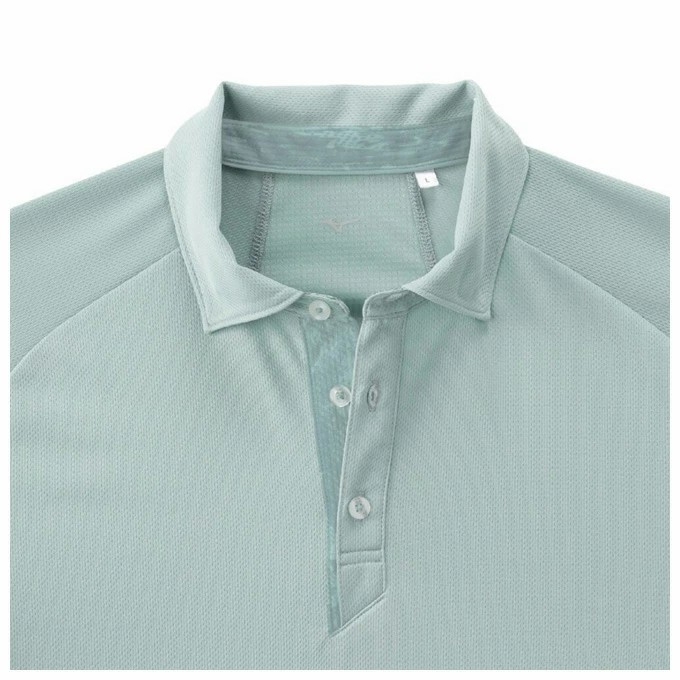 Áo Polo Mizuno Chính Hãng - Quick-dry polo shirt - Màu Xanh | JapanSport 32MAC081-23
