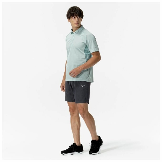Áo Polo Mizuno Chính Hãng - Quick-dry polo shirt - Màu Xanh | JapanSport 32MAC081-23