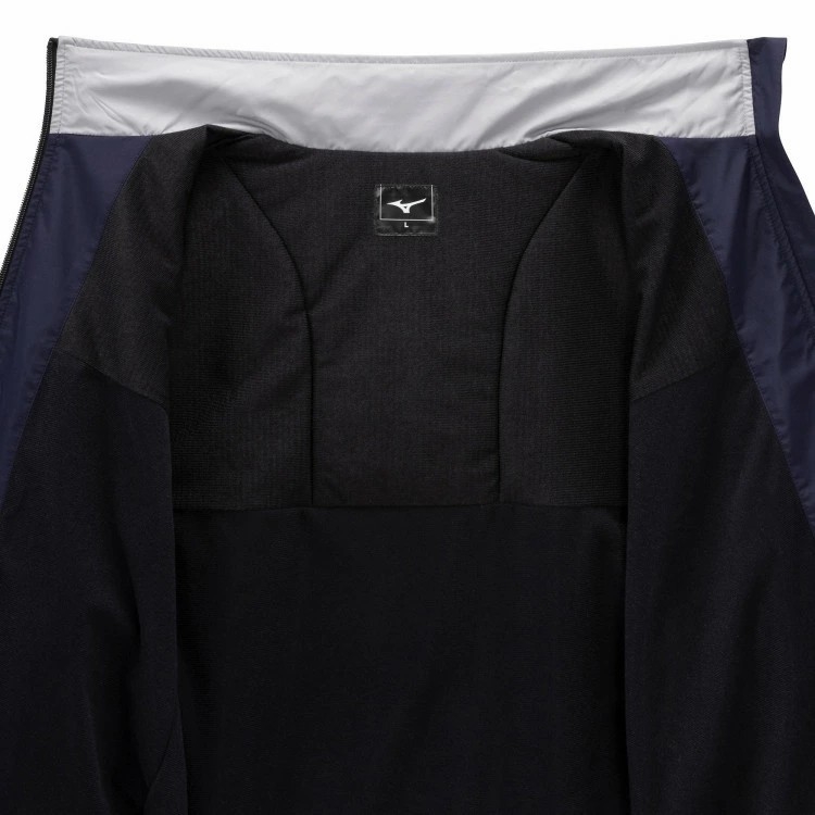 Áo Khoác Mizuno Chính Hãng - Breath Thermo Warmer Jacket - Màu Xanh | JapanSport 32MEA655-11