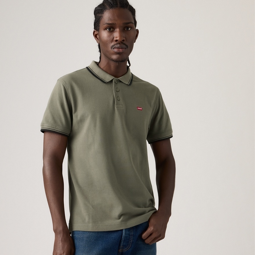Áo Polo Levi's Chính Hãng - Housemark Polo - Màu Xanh Xám | JapanSport 358830349