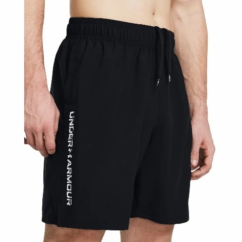Quần Short Golf Under Armour Nam Chính Hãng - Tech™ Woven Wordmark - Màu Đen | JapanSport 1383356-001