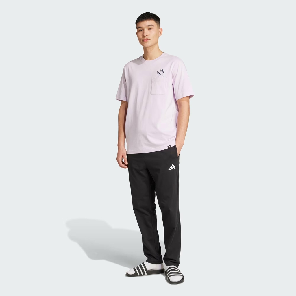Áo Phông Adidas Chính hãng - Lounge Sandal Graphic - Màu Tím| JapanSport JM0375