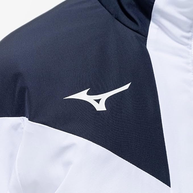 Áo Khoác Mizuno Chính Hãng - N-XT Padded Breath Thermo Jacket - Màu Trắng | JapanSport 32JEC750-01