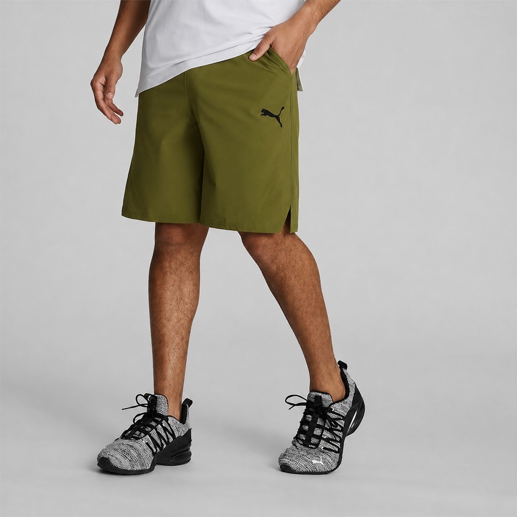 Quần Short Puma Nam Chính Hãng - PERFORMANCE 7 STRETCH WOVEN SHORT - Màu Bạc| JapanSport 525272-33