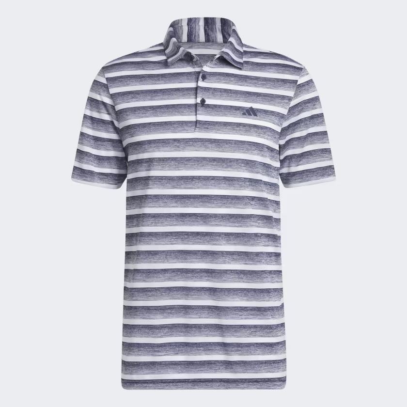 Áo Polo Adidas Nam Chính Hãng - TWO-COLOR STRIPED - Navy/White | JapanSport HS7579