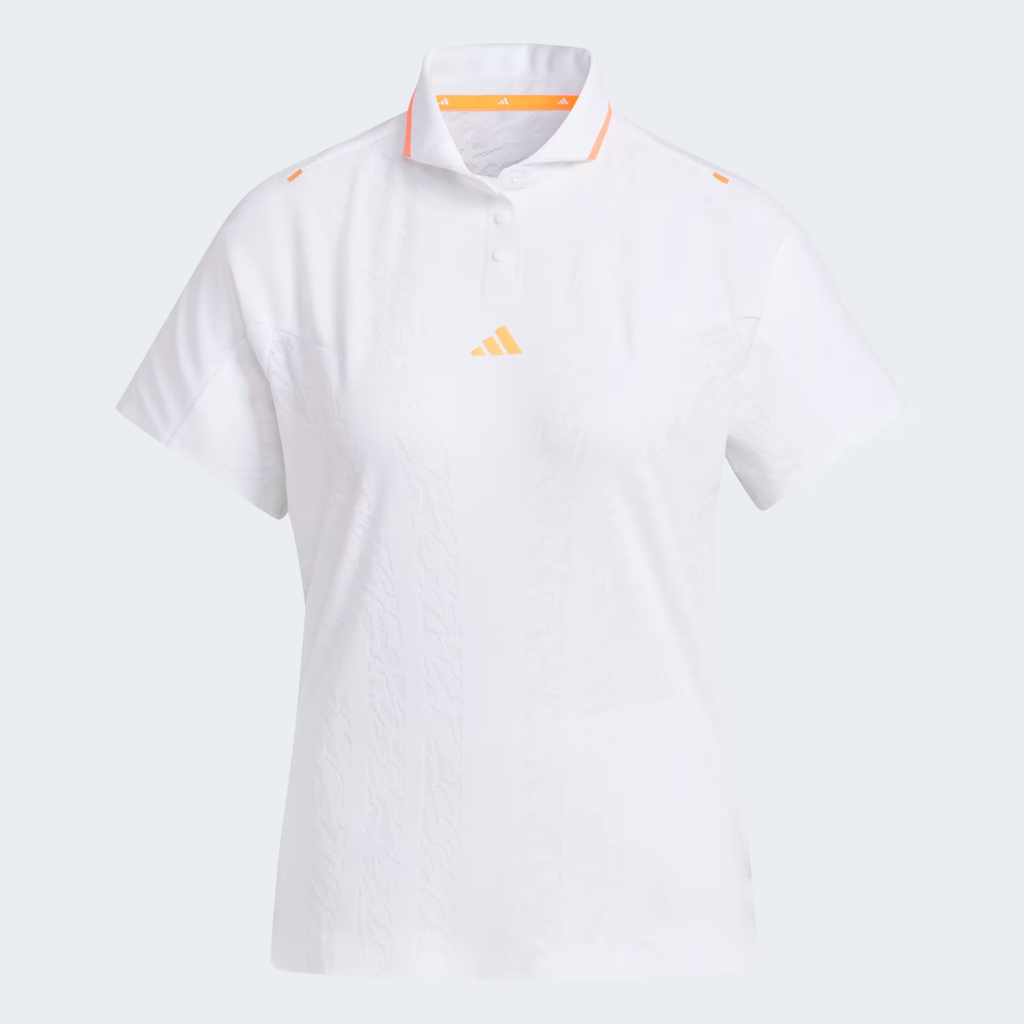 Áo Polo Adidas Nữ Chính Hãng - Ultimate365 Tour Climacool Jacquard - Màu Trắng | Japansport KA1816