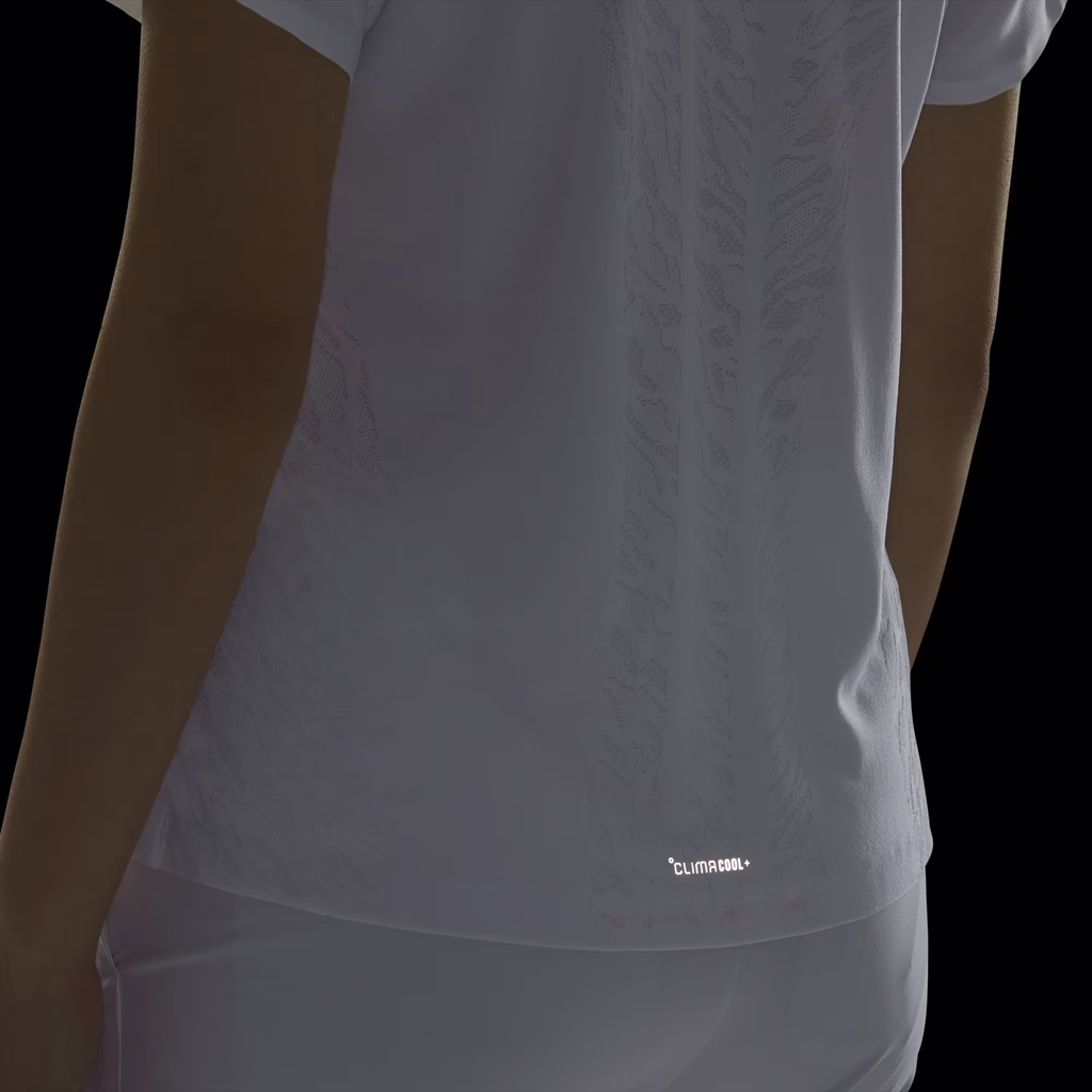 Áo Polo Adidas Nữ Chính Hãng - Ultimate365 Tour Climacool Jacquard - Màu Trắng | Japansport KA1816