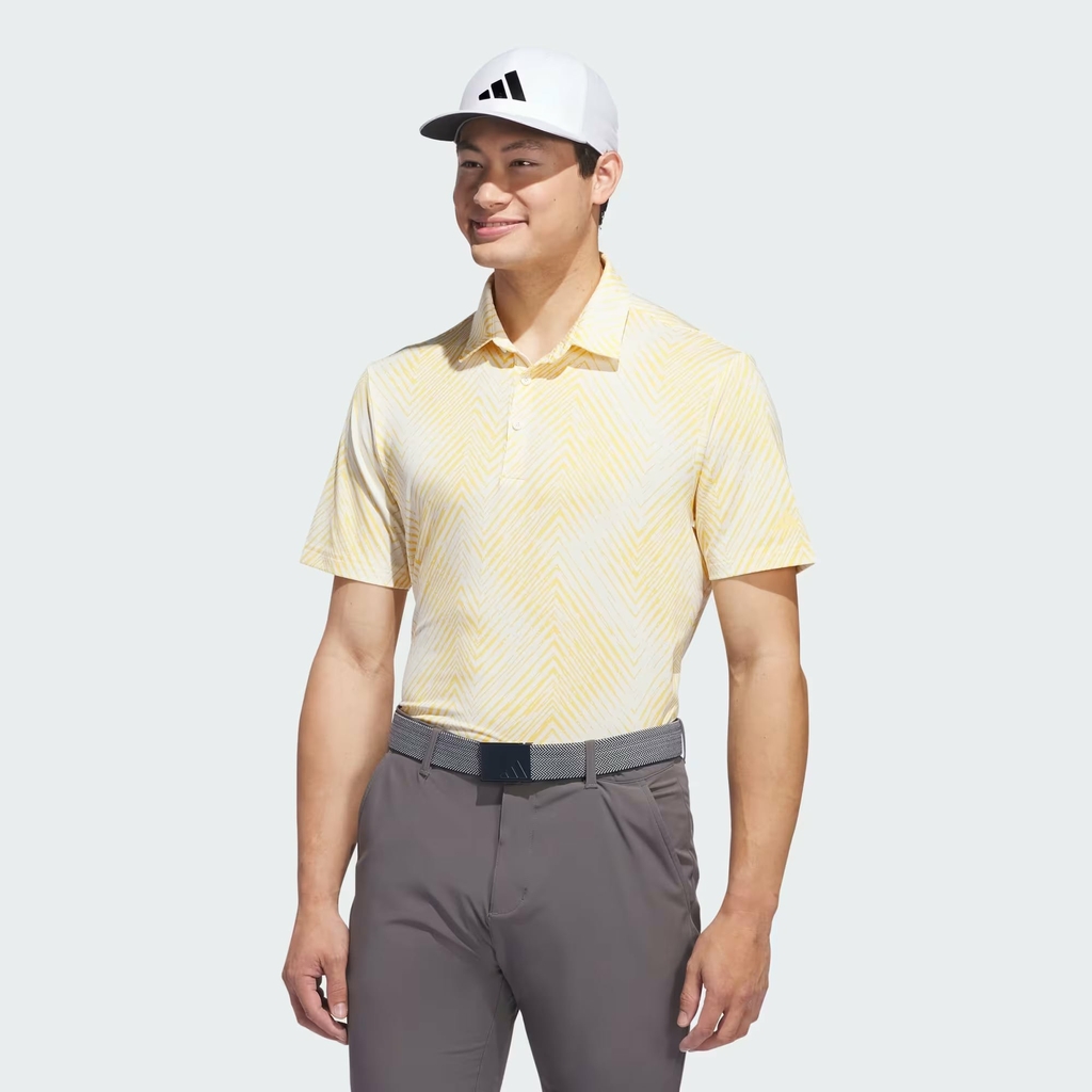Áo Polo Adidas Nam Chính Hãng - Áo Polo Phủ Họa Tiết Ultimate365 - Màu Vàng | JapanSport IU4389