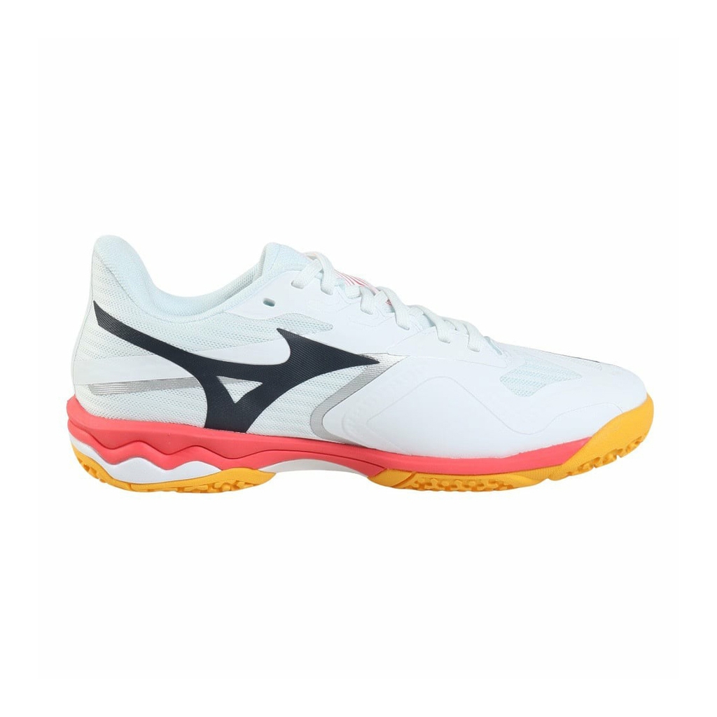 Giày Tennis Mizuno Chính hãng - Wave Exceed Court Wide OC - Màu Trắng | JapanSport 61GB2518-60