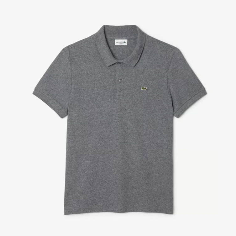 Áo Polo Lacoste Nam Chính hãng - Pima Cotton Polo - Màu Xám | JapanSport DH2050-51-E8G
