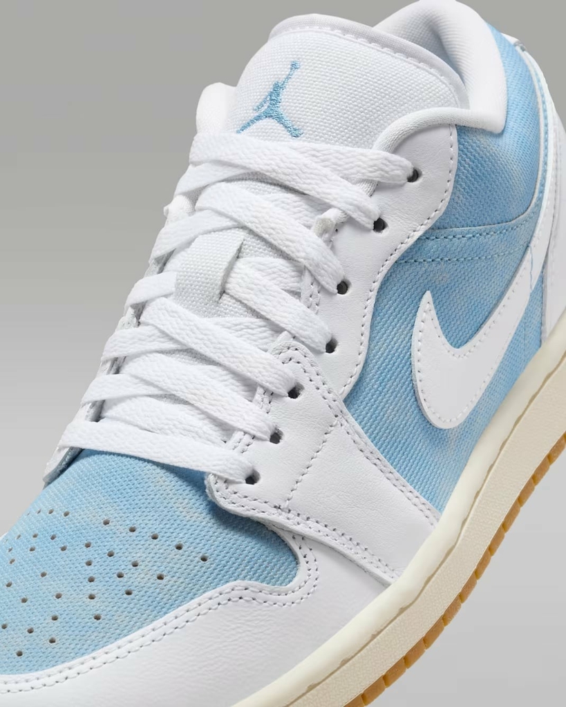 Giày Nike nữ Chính Hãng - Air Jordan 1 Low SE - Màu Xanh/ Trắng | JapanSport  HQ2004-400