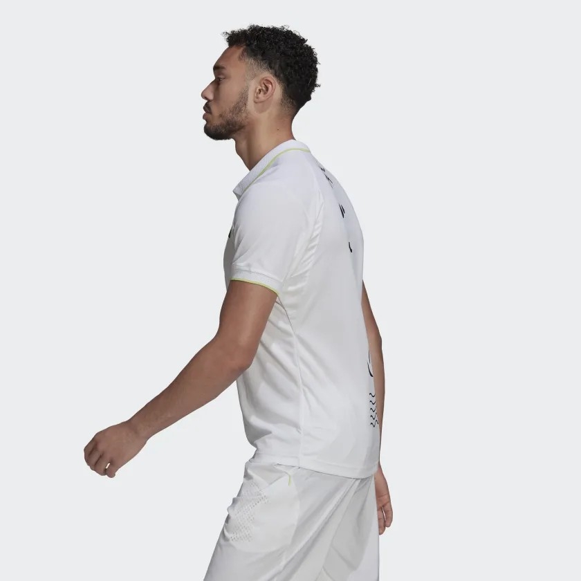 Áo Polo Adidas Chính Hãng - Polo Tennis Freelift HEAT.RDY Paris - Trắng | JapanSport HC7698