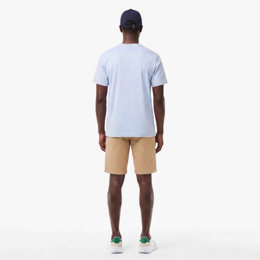 Áo Phông Lacoste nam Chính hãng - Regular Fit Crew Neck T-Shirt - Màu Xanh Nhạt | JapanSport TH5133-51-HBA