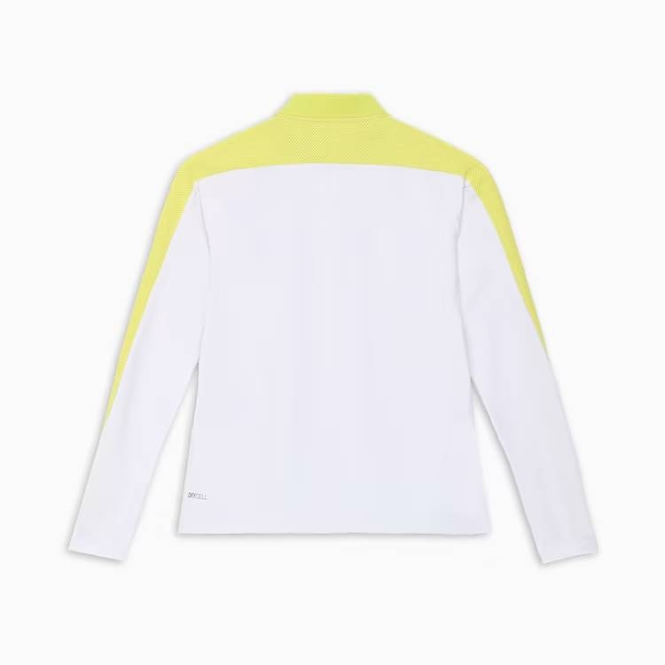 Áo Polo Puma Nữ Chính Hãng - Women's Golf Stretch Performance Long-Sleeve Polo Shirt- Màu Trắng | JapanSport 630584-03