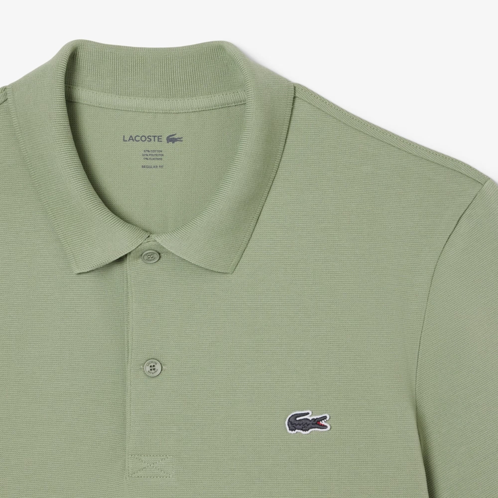 Áo Polo Golf Lacoste Nam Chính hãng - Regular Fit Cotton Blend - Màu Xanh | JapanSport DH5522-51-S86