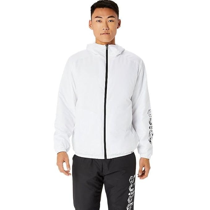 Áo Khoác Asics Chính Hãng - Hex Graphic Padded  - Màu Trắng | JapanSport 2031E238-100