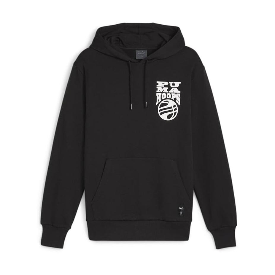 Áo Puma Nam Chính Hãng - Men's Basketball Hoops 2.0 Hoodie - Màu Đen | JapanSport 625248-01