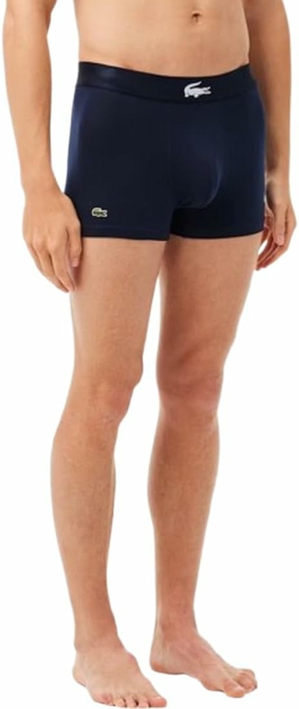 Quần Boxer Lacoste Chính hãng - 3-Pack Stretch Essentials - Màu White/Blue/Green | JapanSport 6H1295-51-P52