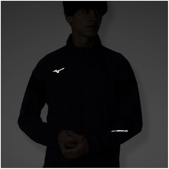 Áo Khoác Mizuno Chính Hãng - Dry Aeroflow Jacket - Màu Đá Xám | JapanSport  32MCB556-17