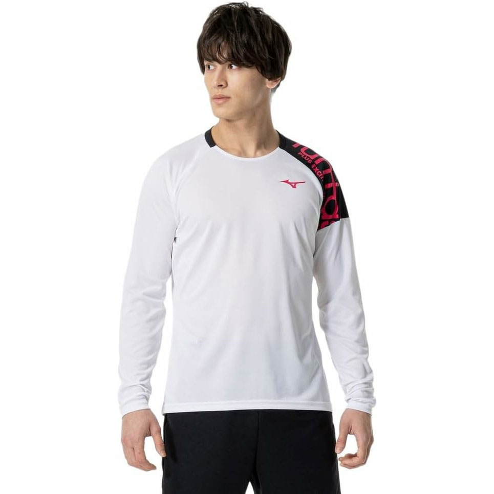 Áo Mizuno Chính Hãng - FUNTAST Training Shirt - Màu Trắng | JapanSport V2MAA521-01