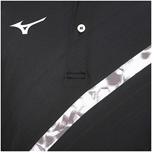 Áo Polo Nam Mizuno Chính Hãng - Tennis Wear Game Shirt - Màu Đen | JapanSport 62JA1503-09