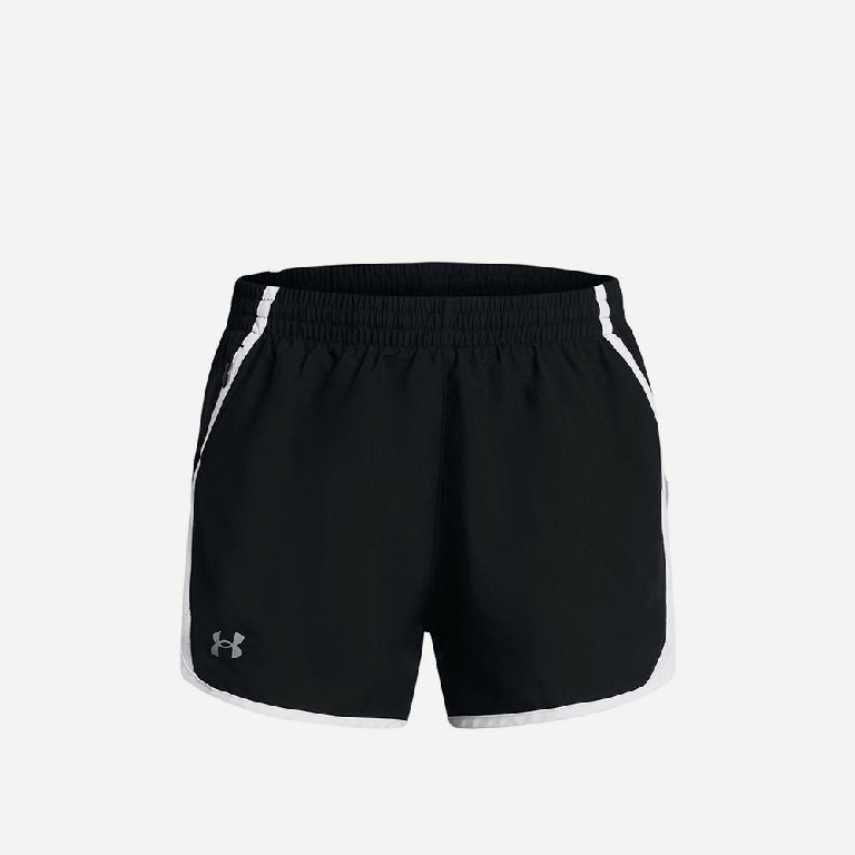 Quần Short Nữ Under Armour Chính Hãng - UA Fly-By 3 - Màu Đen | JapanSport 1382438-002