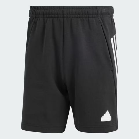 Quần Short Adidas Nam Chính Hãng - Men's 3-Stripes Sweat Half Pants - Màu Đen| JapanSport IN3312