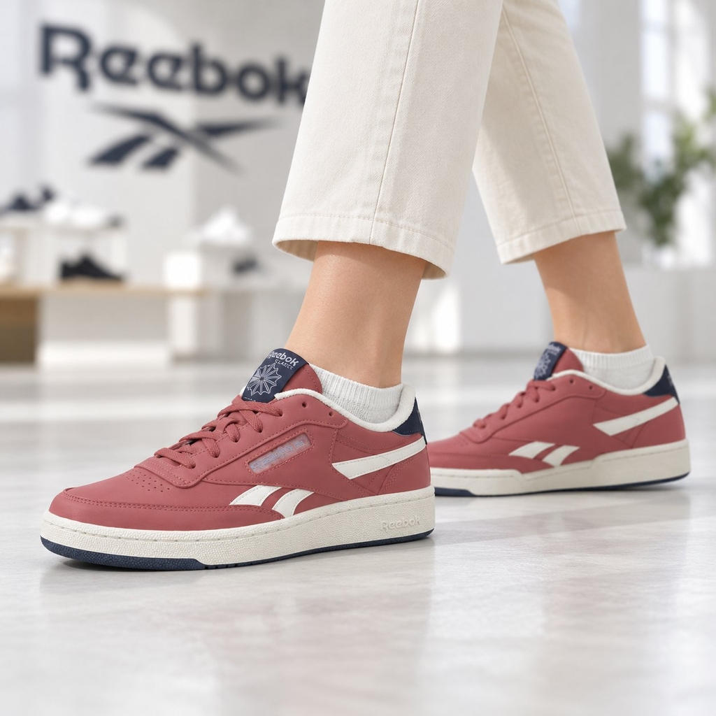Giày Reebok Nữ Chính Hãng - Club C Revenge - Màu Đỏ | JapanSport 100075033