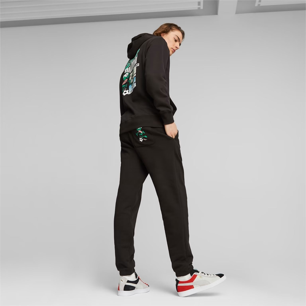 Quần Puma Chính hãng - Classics Men's Super PUMA Sweatpants - Đen | JapanSport 621310-01