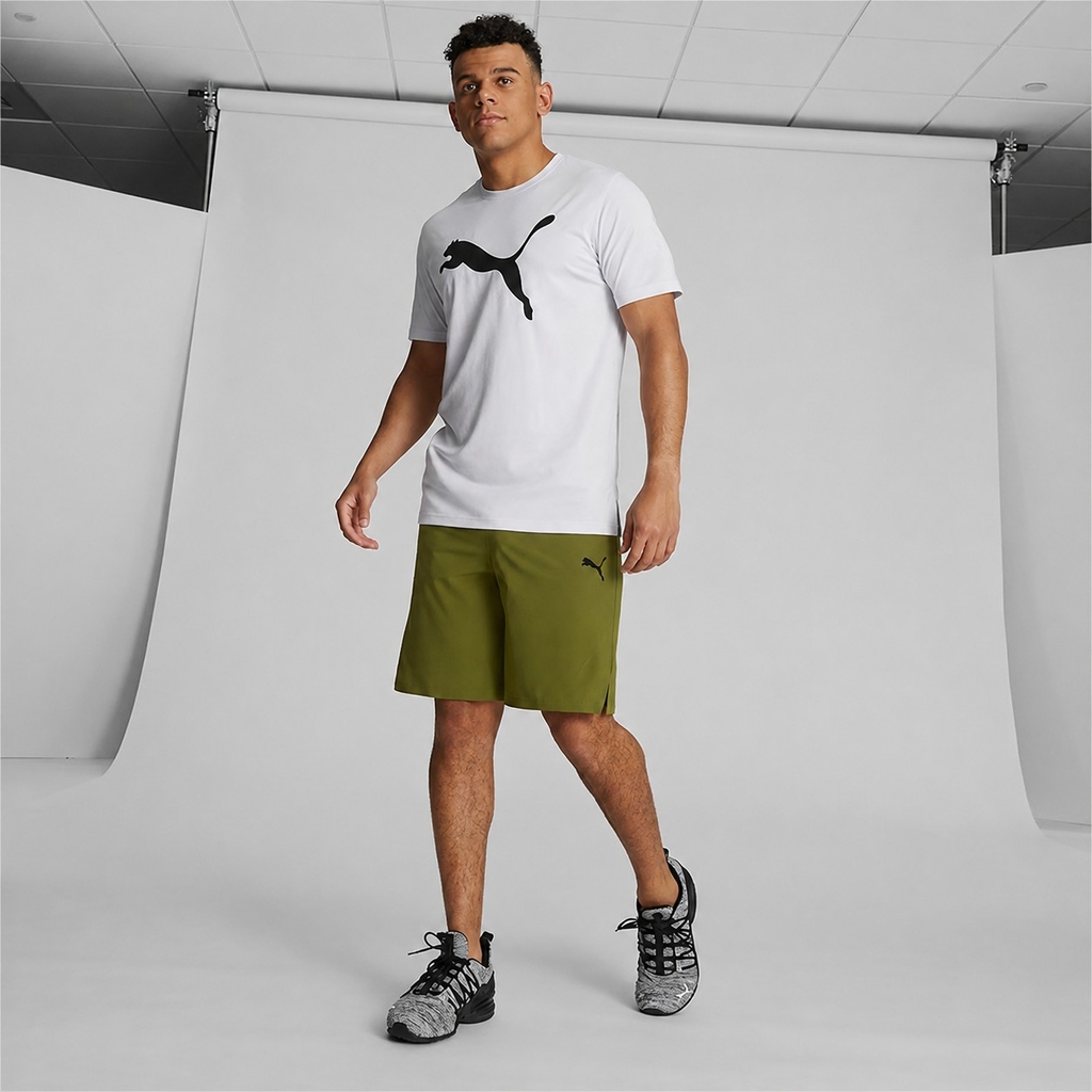 Quần Short Puma Nam Chính Hãng - PERFORMANCE 7 STRETCH WOVEN SHORT - Màu Bạc| JapanSport 525272-33