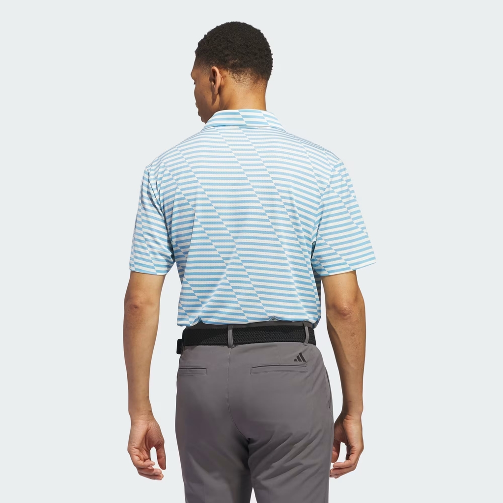 Áo Polo Adidas Nam Chính Hãng - Ultimate365 Mesh Print Polo - Màu Xanh | JapanSport IU4394