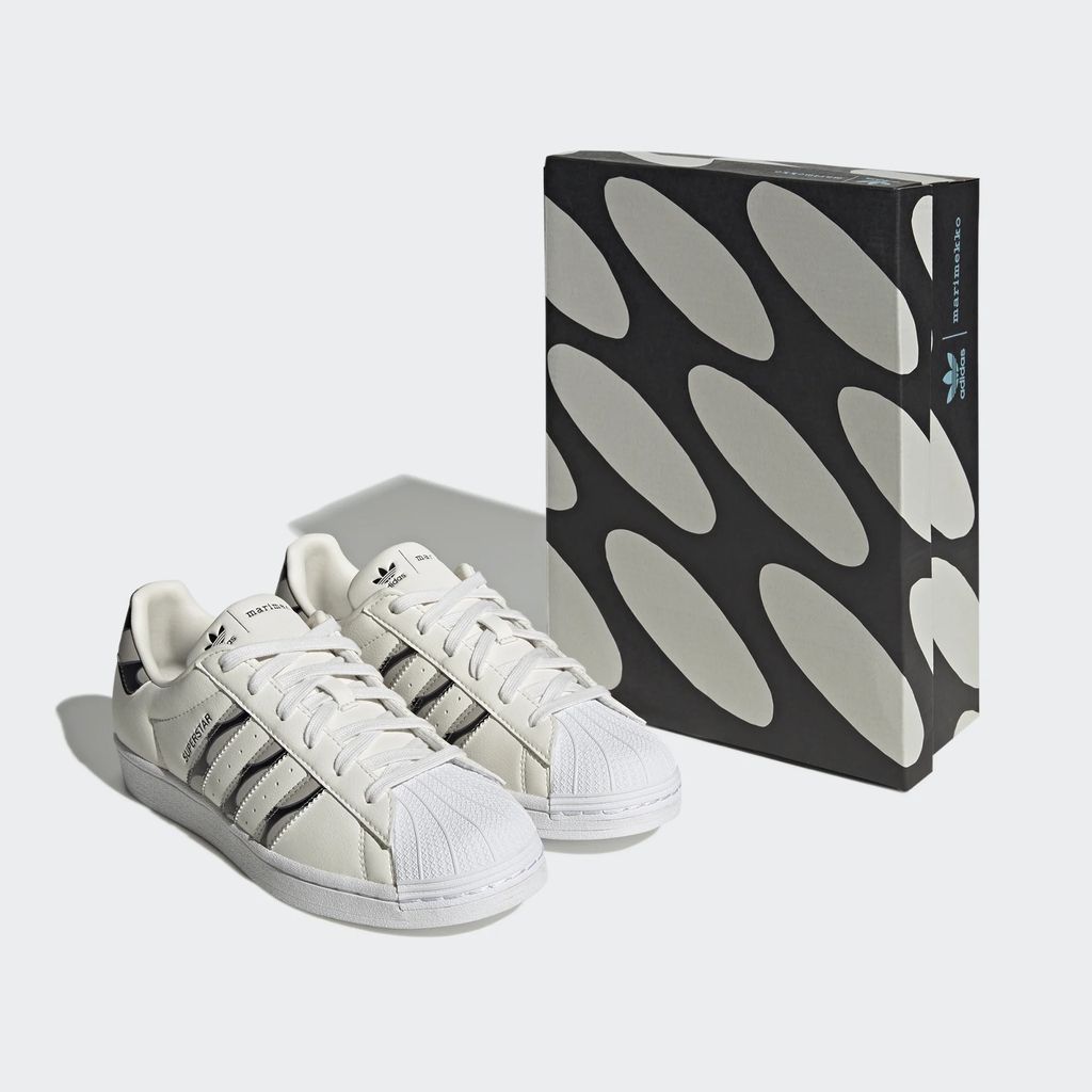Giày Adidas Nữ Chính Hãng - X MARIMEKKO SUPERSTAR - Trắng | JapanSport HP9779