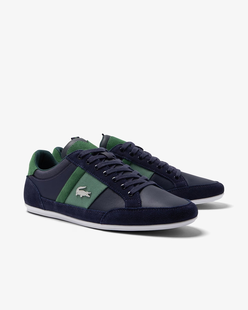 Giày Lacoste Chính hãng - Chaymon Leather Sneakers - Màu Xanh | JapanSport 7-48CMA0033-2S3