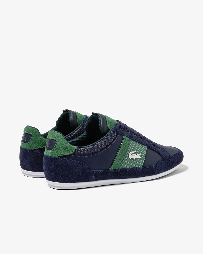 Giày Lacoste Chính hãng - Chaymon Leather Sneakers - Màu Xanh | JapanSport 7-48CMA0033-2S3