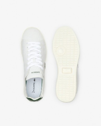 Giày Lacoste Chính hãng - Men's Carnaby Piquée Sneakers - Màu Trắng| JapanSport 45SMA0023-082