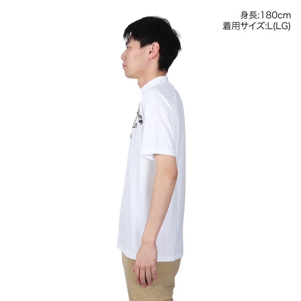 Áo Golf Under Armour Chính hãng - Wear Iso-Chill Mock Neck  - Màu Trắng | JapanSport 1384829-100