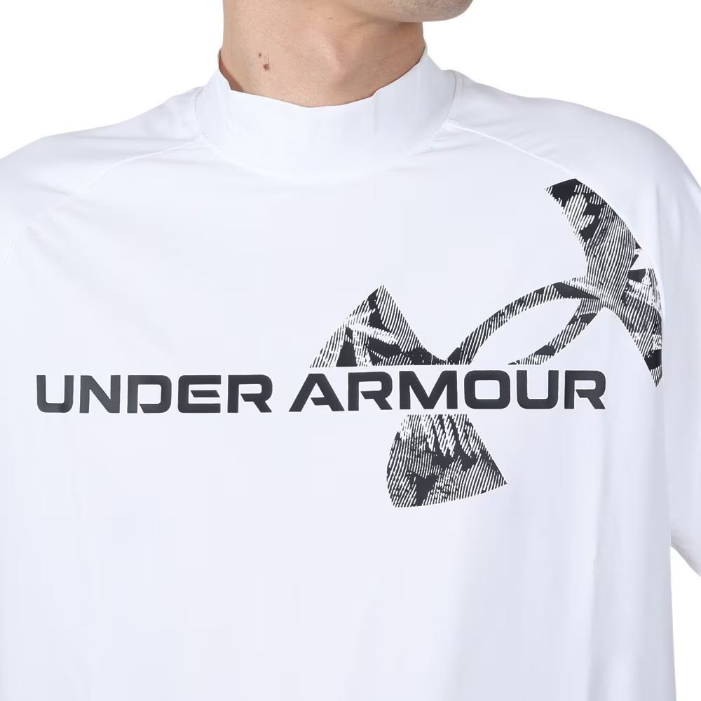 Áo Golf Under Armour Chính hãng - Wear Iso-Chill Mock Neck  - Màu Trắng | JapanSport 1384829-100