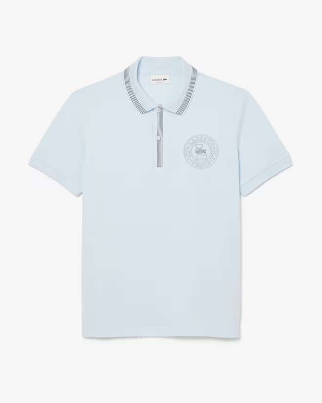 Áo Polo Lacoste Chính hãng - Men's Regular Fit L.12.12 Badge Print Polo - Màu Xanh | JapanSport PH9960-51-T01