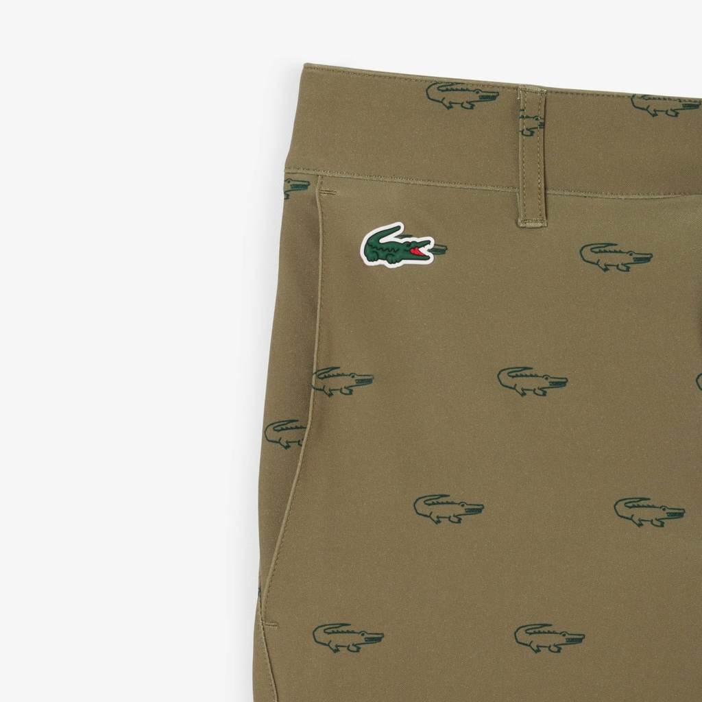 Quần Golf Lacoste Chính hãng - Ultra Dry Slim Fit Golf Pants - Màu Olive | JapanSport HH0921-51-E9F