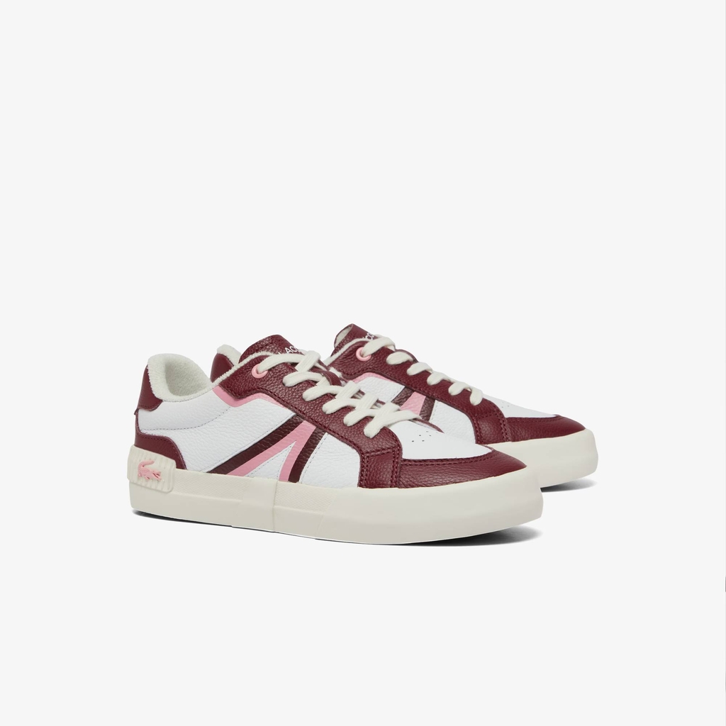Giày Lacoste Nữ Chính Hãng - L004 Leather Sneakers - Màu Trắng | JapanSport 7-48CFA0003-2H2