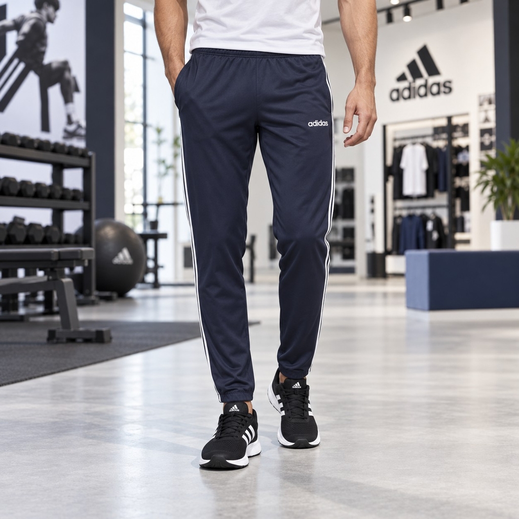 Quần dài nam Adidas Chính Hãng - 3-Stripes Track Suit - Màu Navy | JapanSport DV2468