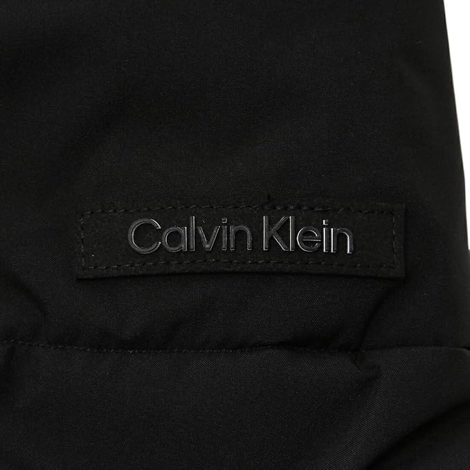 Áo Khoác Calvin Klein Chính Hãng - Hooded Stretch Jacket - Màu Đen | JapanSport CM155201 eby
