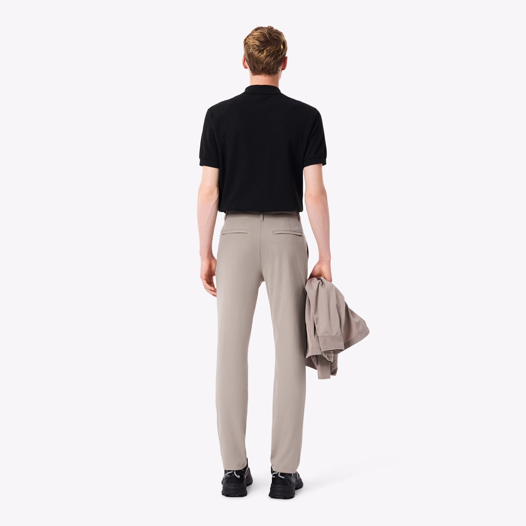Quần Dài Lacoste Chính hãng - Slim Fit Commuter Pants - Màu Be  | JapanSport HH1916-51-6P3