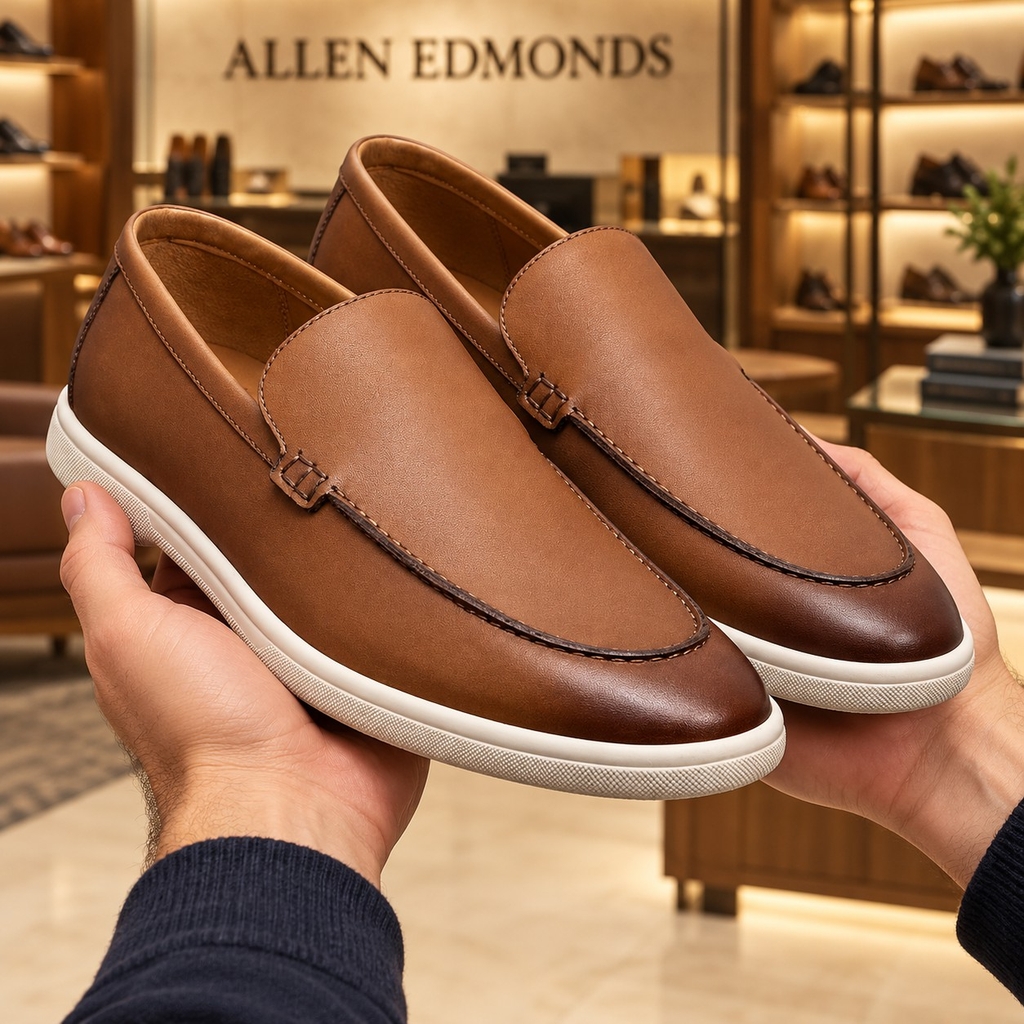 Giày Allen Edmonds Nam Chính Hãng - PAYTON,CHILI LE - Màu Nâu | JapanSport 8326